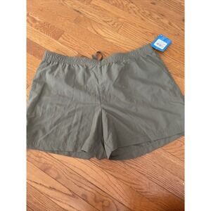 Columbia Women's Sandy River Shorts Size XL Olive Green 5" Inseam NWT